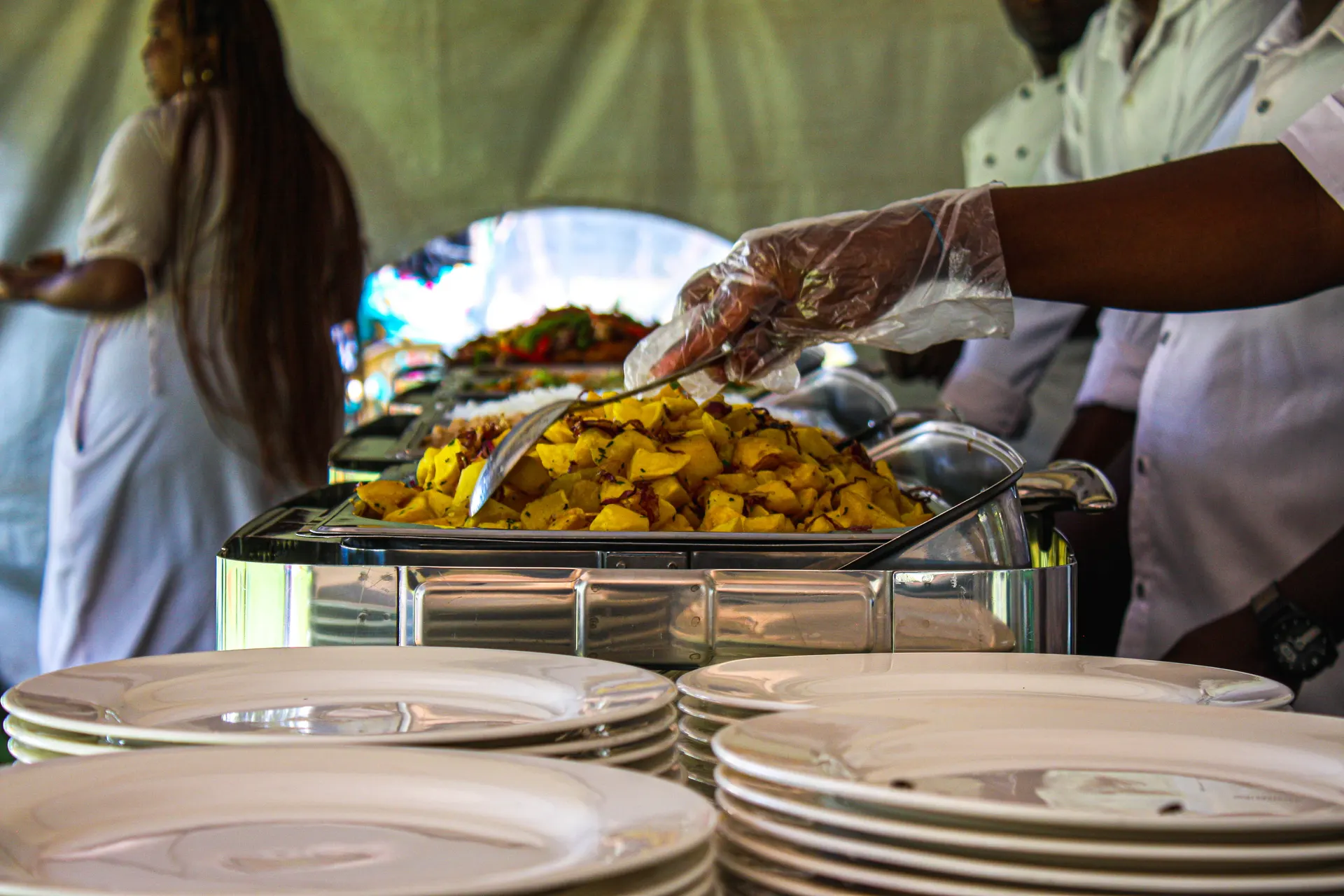 Nagira Catering buffet service at a Nairobi event